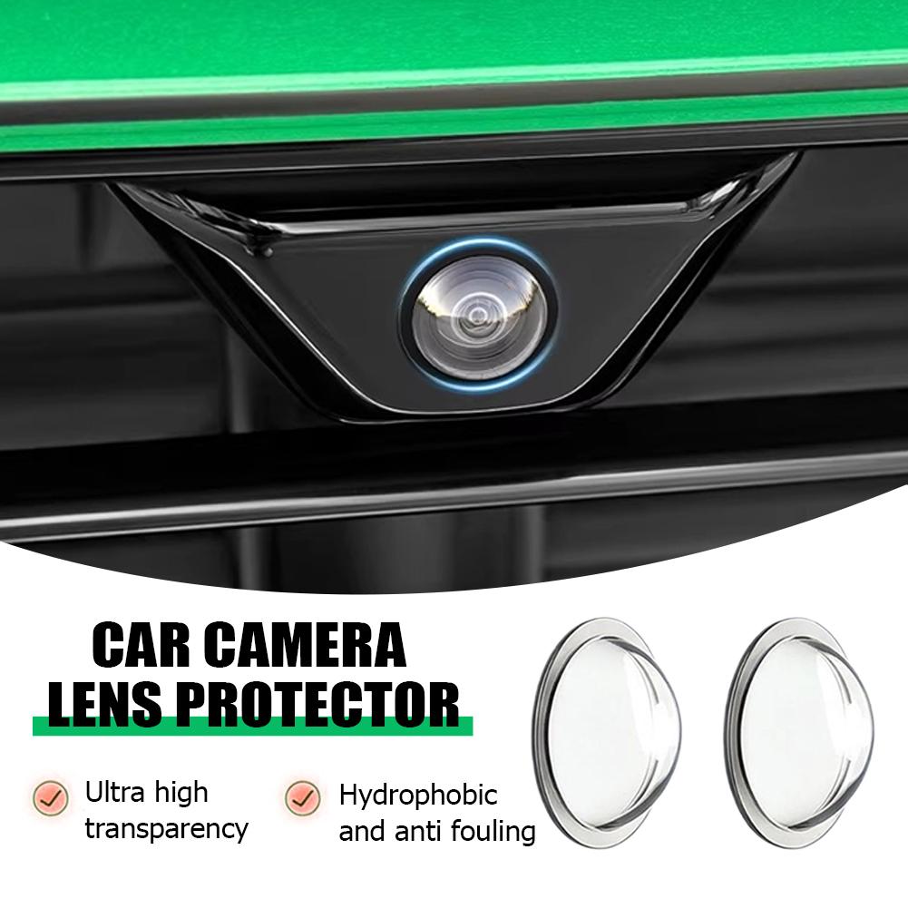 Camera Lens Protector - 2 Stück Fortschrittliche Auto-Kameralinsenabdeckung, Beschlagfreie Kratzfeste