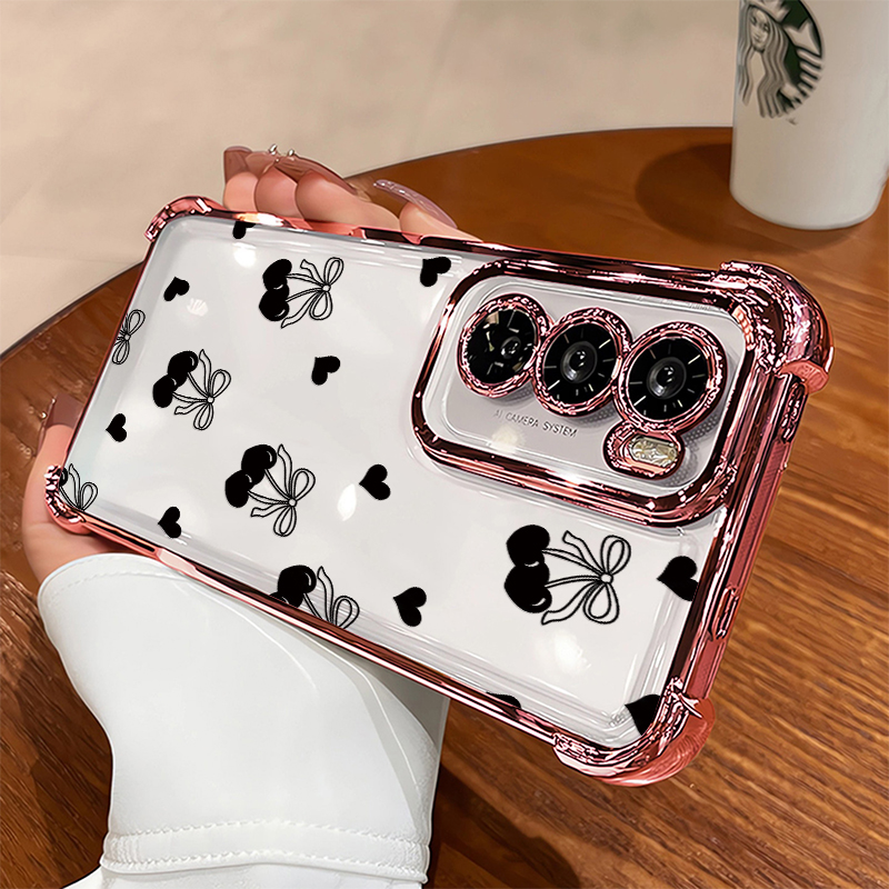 Google Pixel 9 Pro - Niedliche Kirsch-Herz-Handyhülle für Google Pixel 10