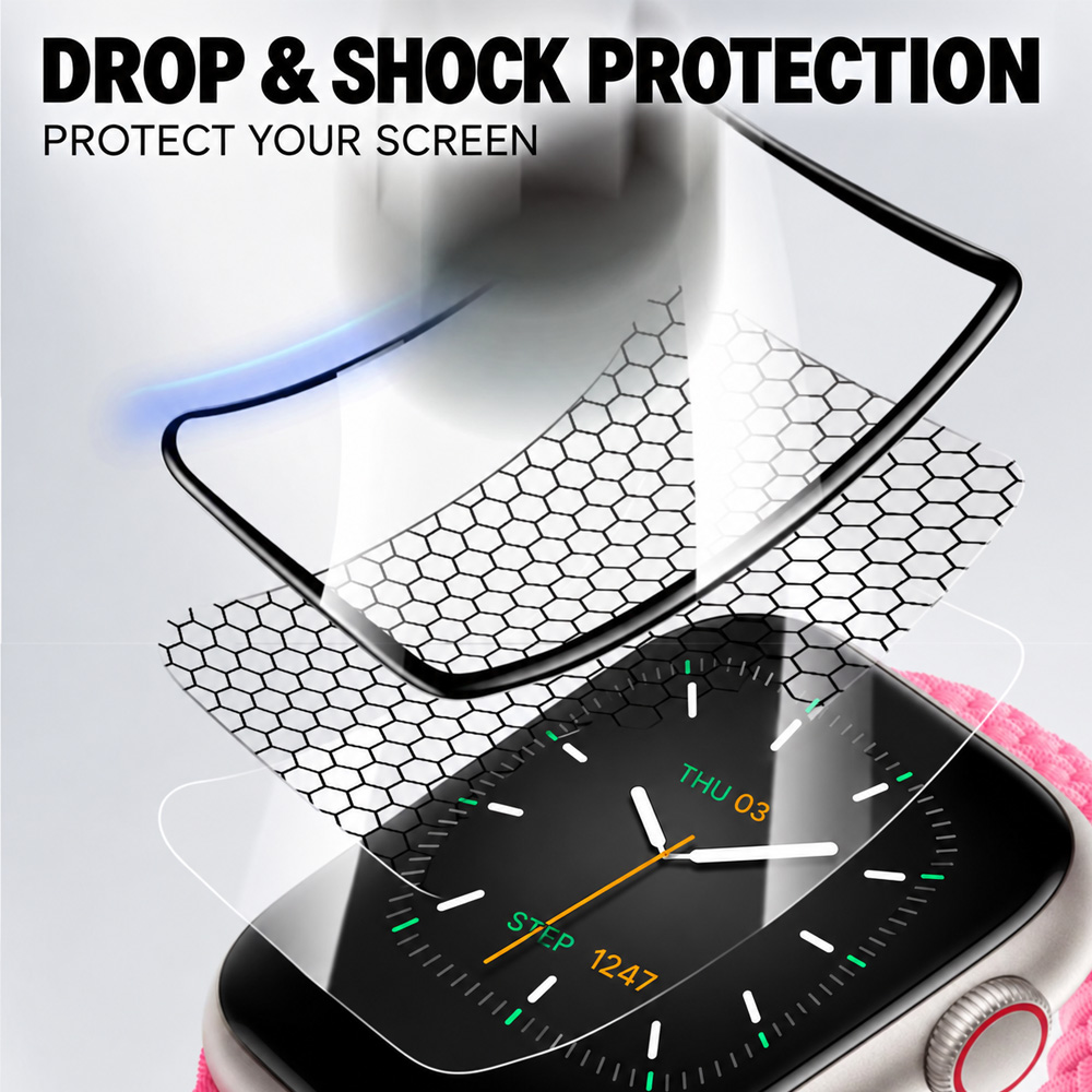 Displayschutzfolie für Apple W – Hydrogel Screen Protector Bewertung und Preis