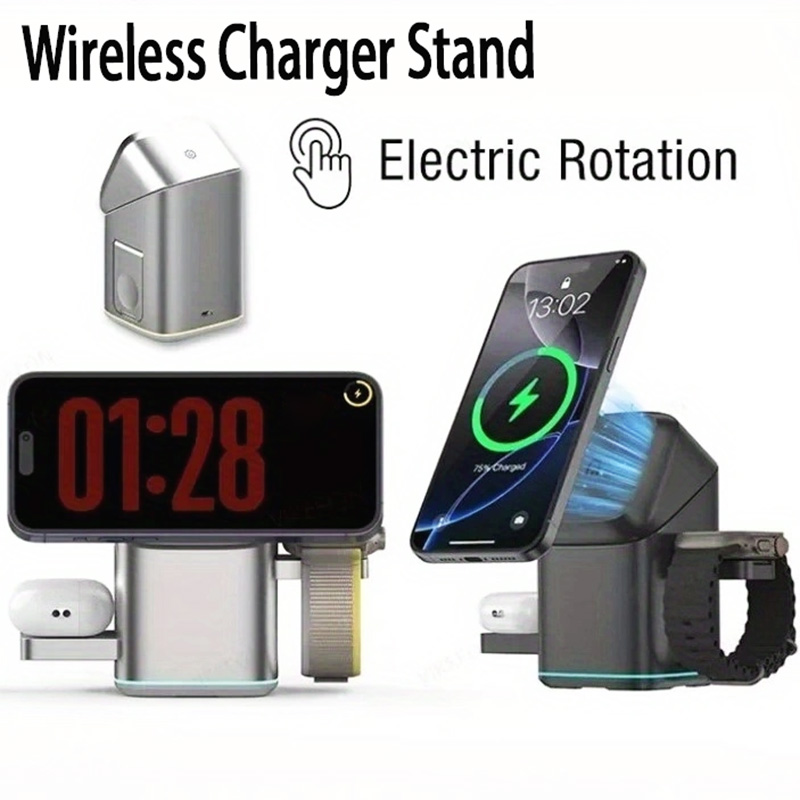 3-in-1 Kabellose Ladestation f – Apple Iphone 15 Pro Max Bewertung und Preis
