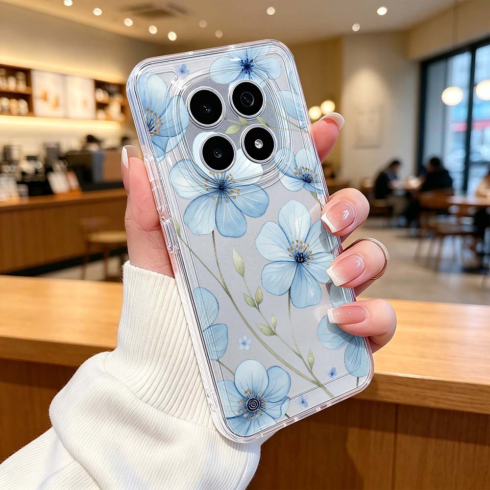 Blaues Aquarell-Blumenmuster H – Xiaomi Poco X6 Bewertung und Preis