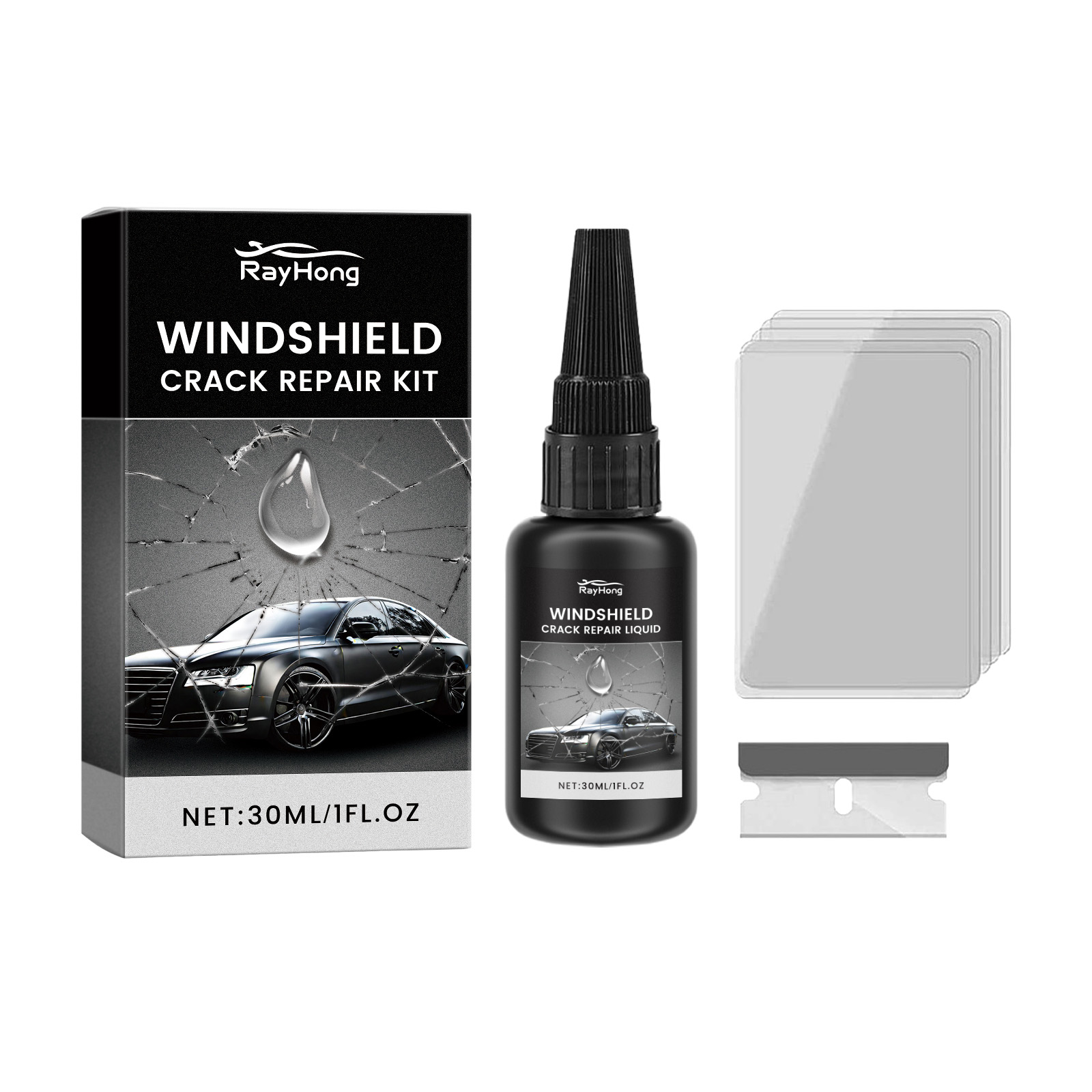 Windschutzscheiben-Reparaturkl – Liquid Uv Glue Kit Bewertung und Preis