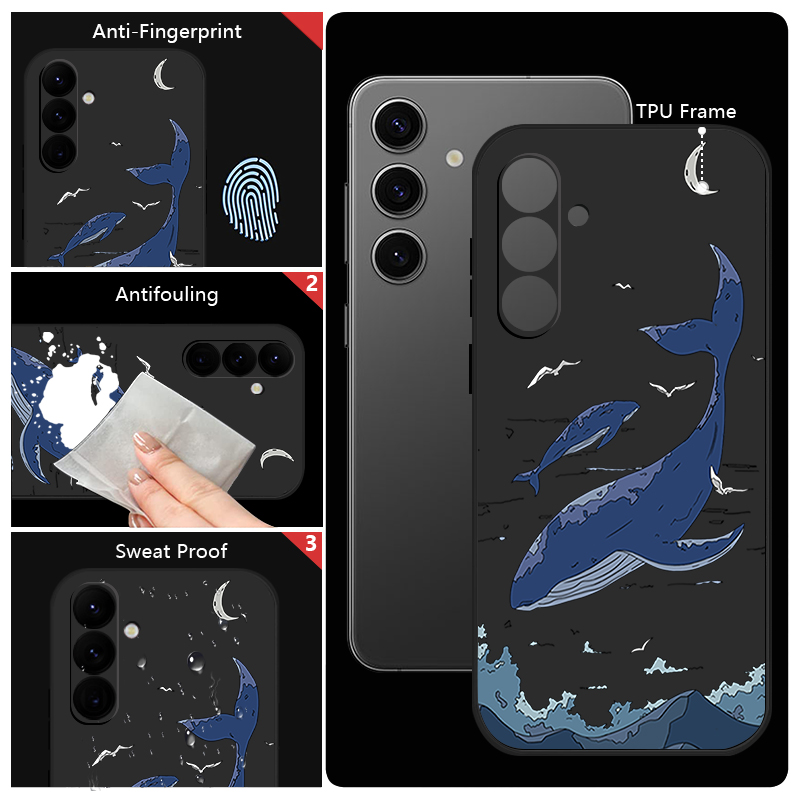 Whales Handyhülle für Samsung  – Samsung Galaxy A55 Bewertung und Preis