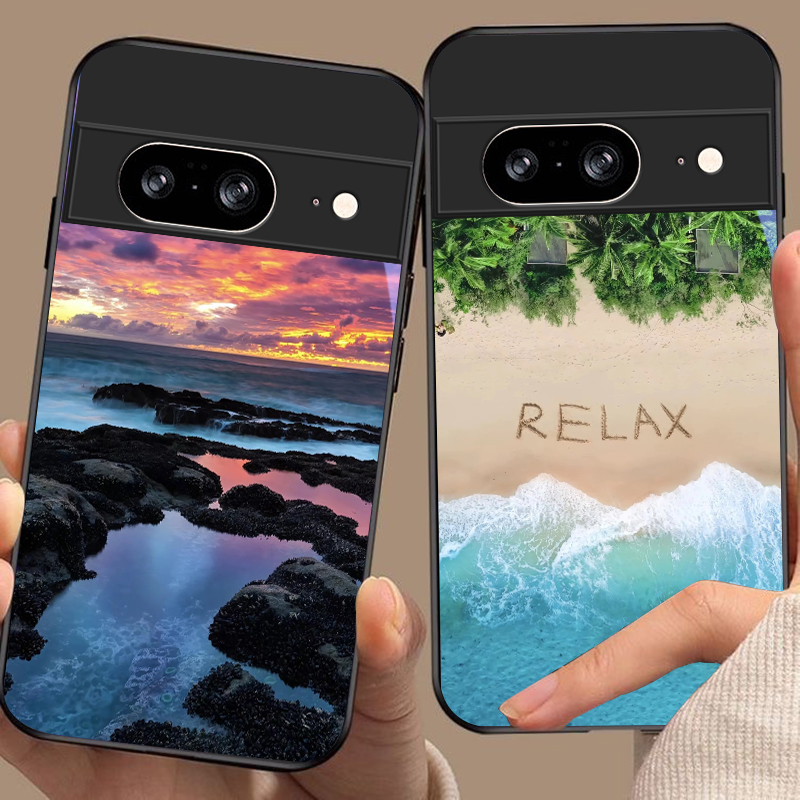 Küsten-Sonnenuntergangslandsch – Google Pixel 9 Pro Bewertung und Preis